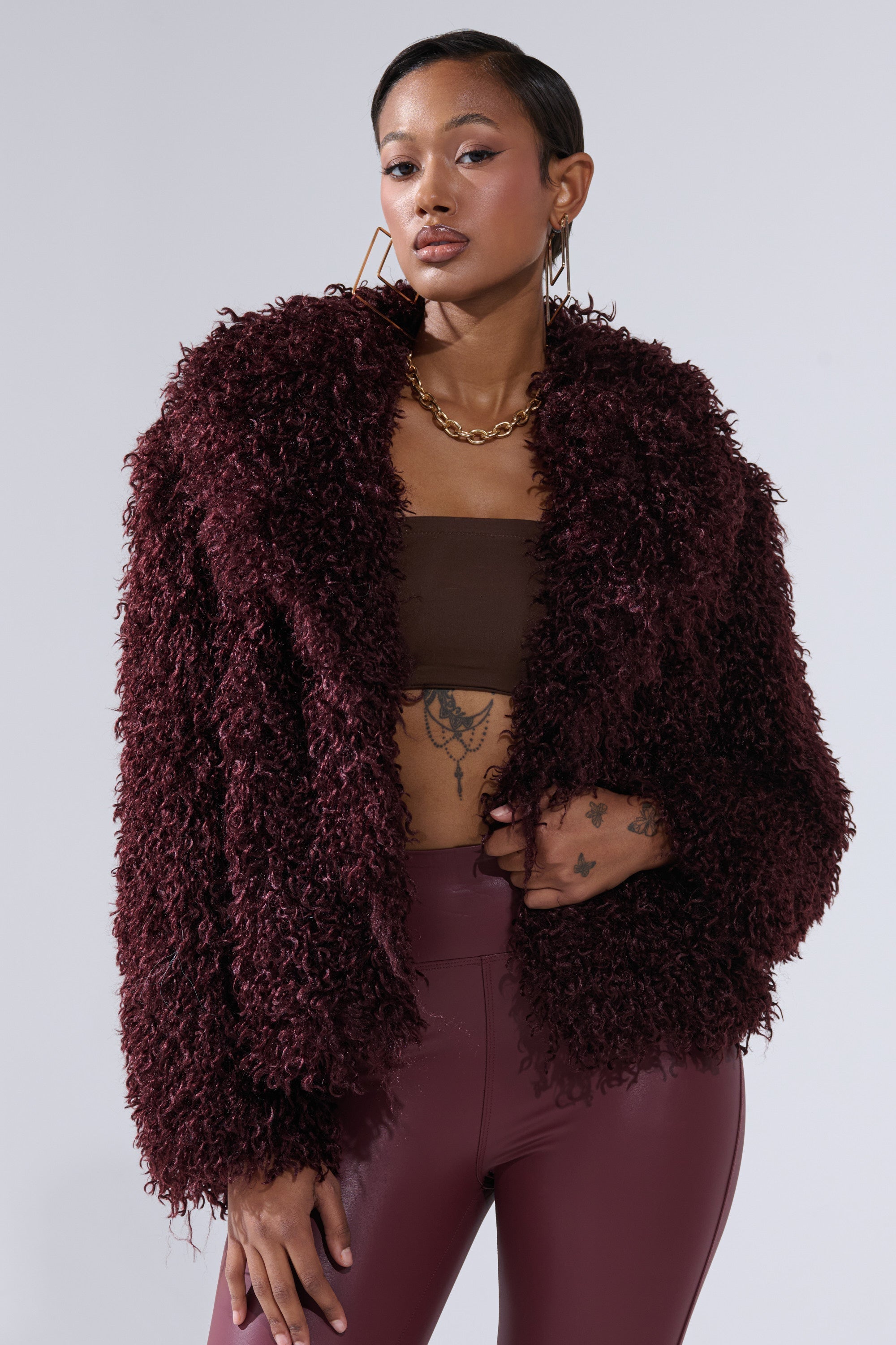 VENUS FAUX FUR COAT