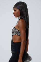 THE BEST HAS YET TO COME RHINESTONE BODYSUIT