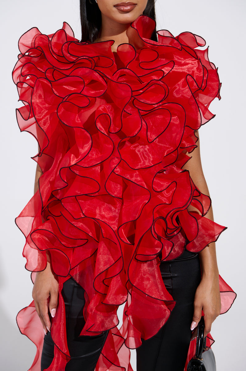 LOVER RUFFLE BLOUSE