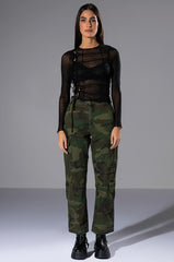ATTENTION LONG SLEEVE MESH TOP