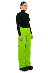 AVRIL TEXTURED WIDE LEG PANT