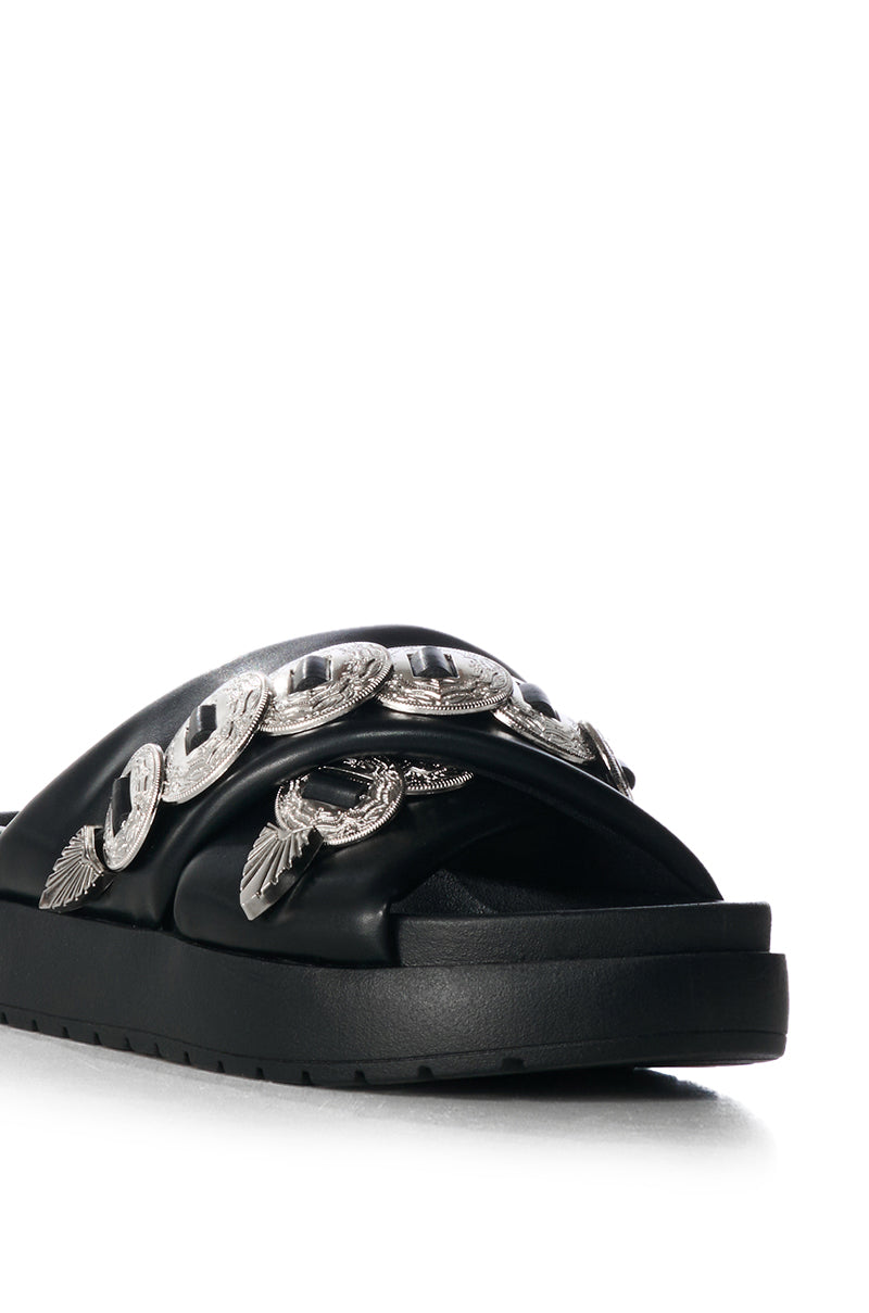 AZALEA WANG HUEY BLACK SANDAL
