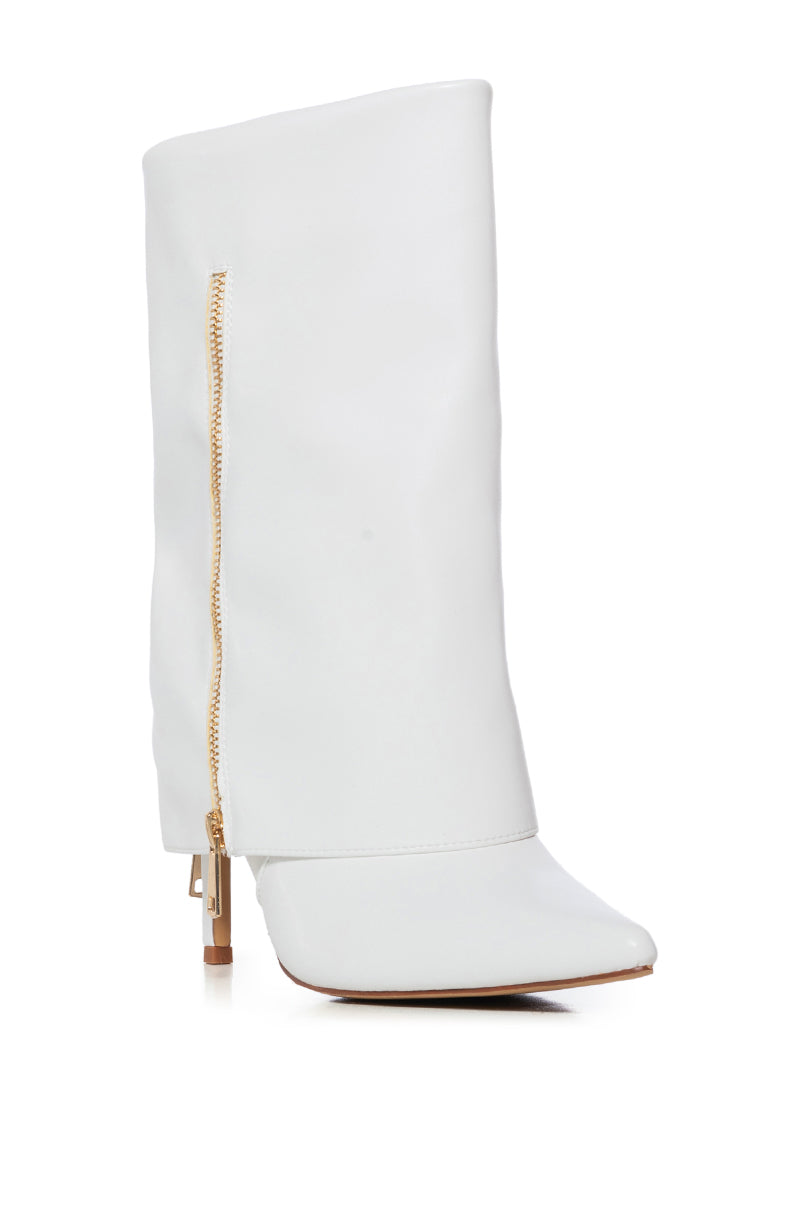 AZALEA WANG ZAHAVIA WHITE BOOTIE