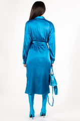 BABY COME BACK MAXI BUTTON UP MINI DRESS