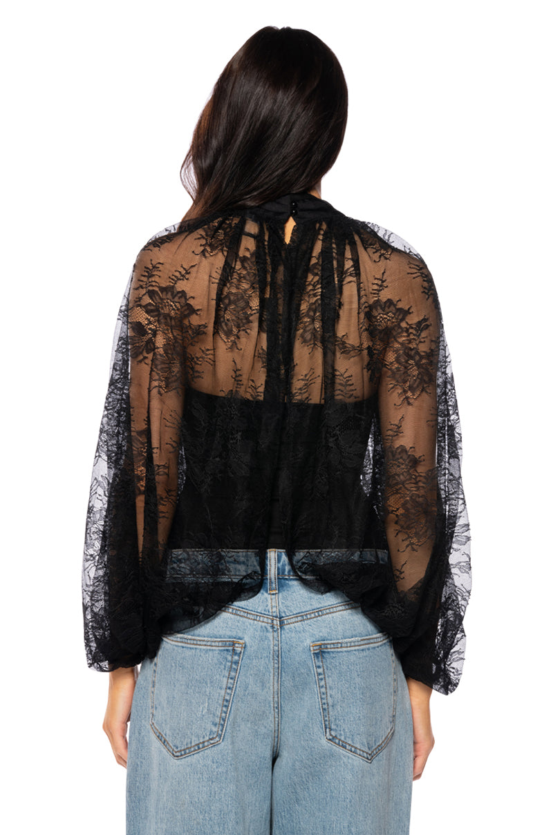 CHEYENNE EXPOSED BACK FLORAL BLOUSE