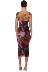 EVERLY PRINTED MIDI DRESS