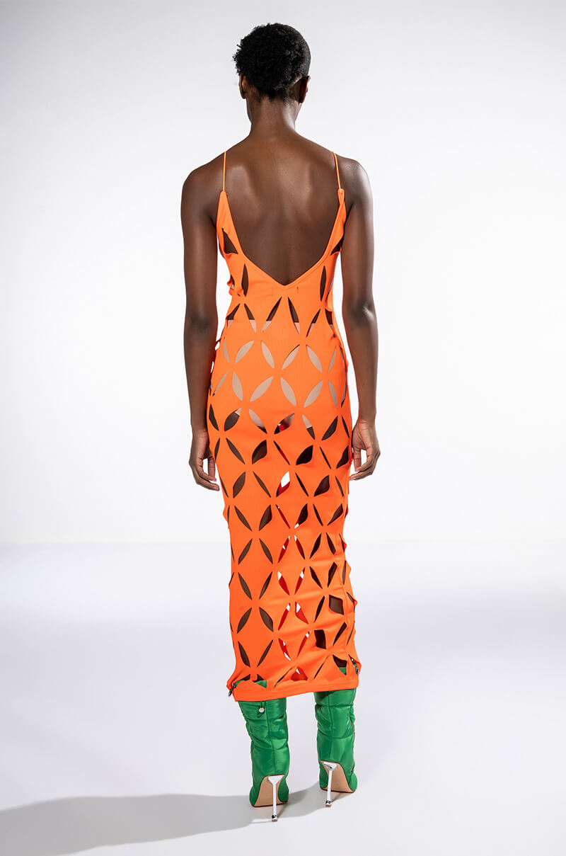 GAME TIME CUT OUT MAXI DRESS