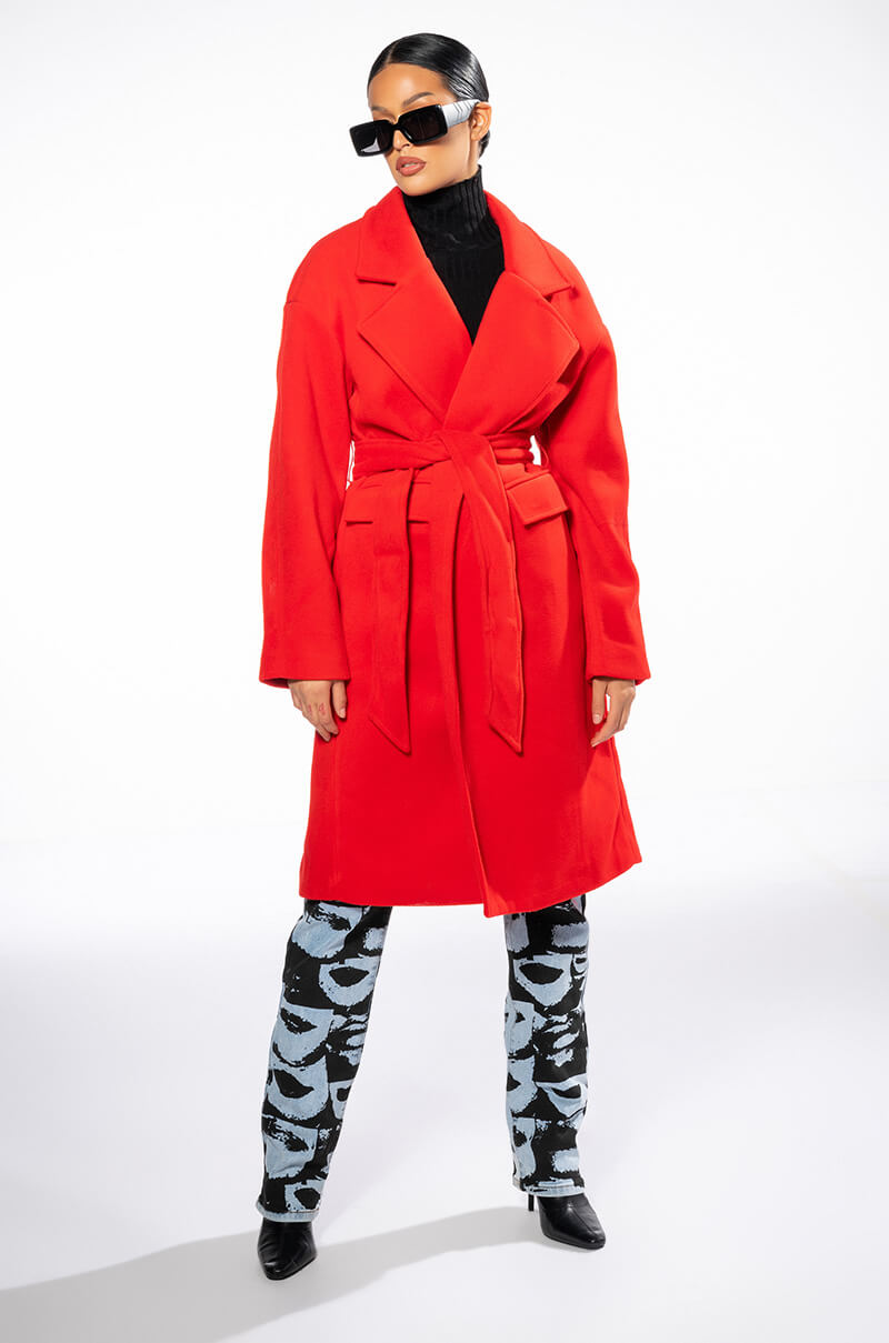 SAINT REGIS WOOL LIKE TRENCH COAT