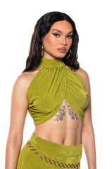 JASMINE HIGH NECK TANK TOP