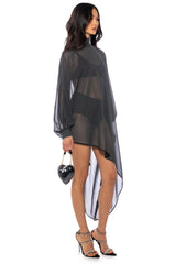 JUNE ASYMMETRICAL MIDI DRESS