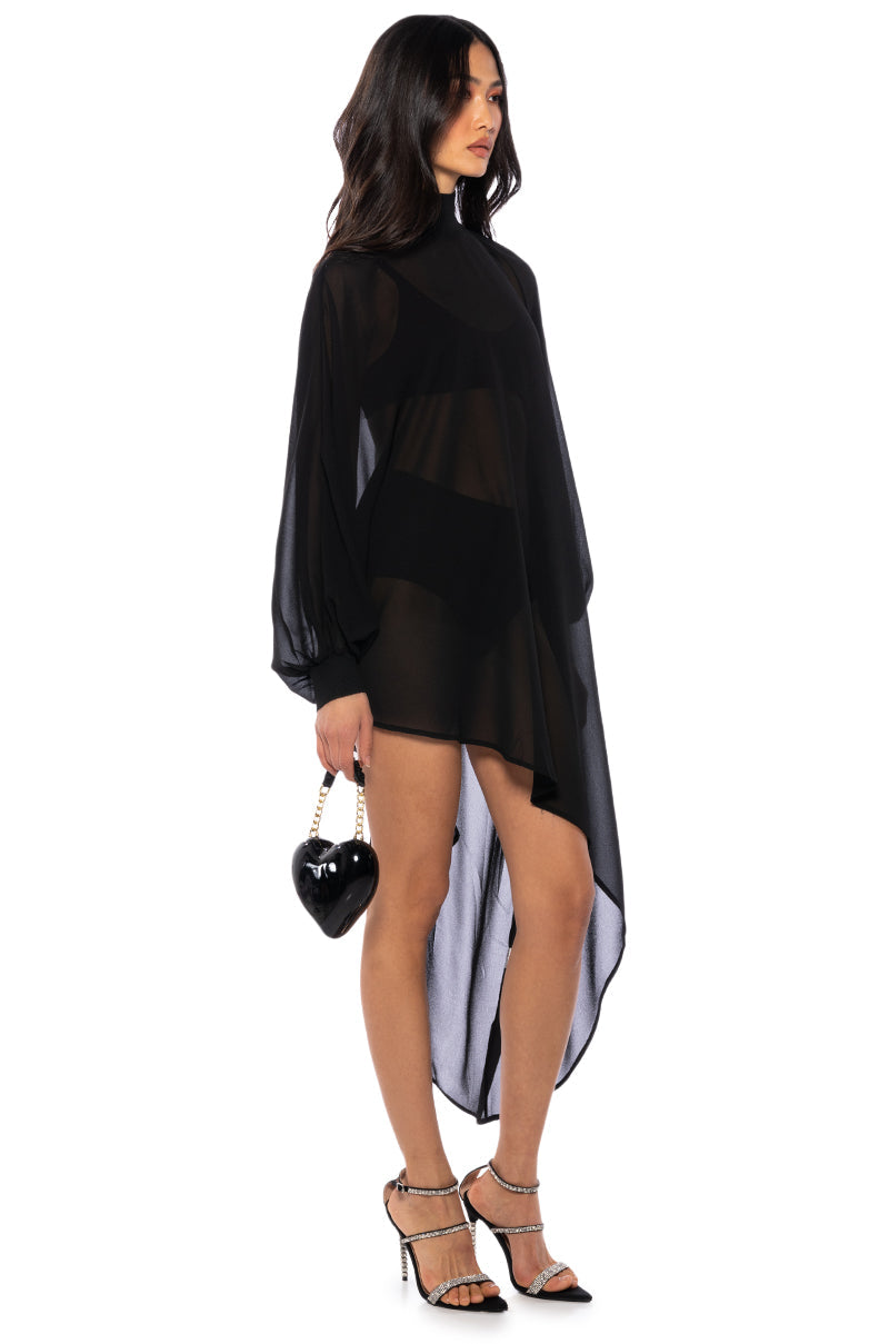 JUNE ASYMMETRICAL MIDI DRESS