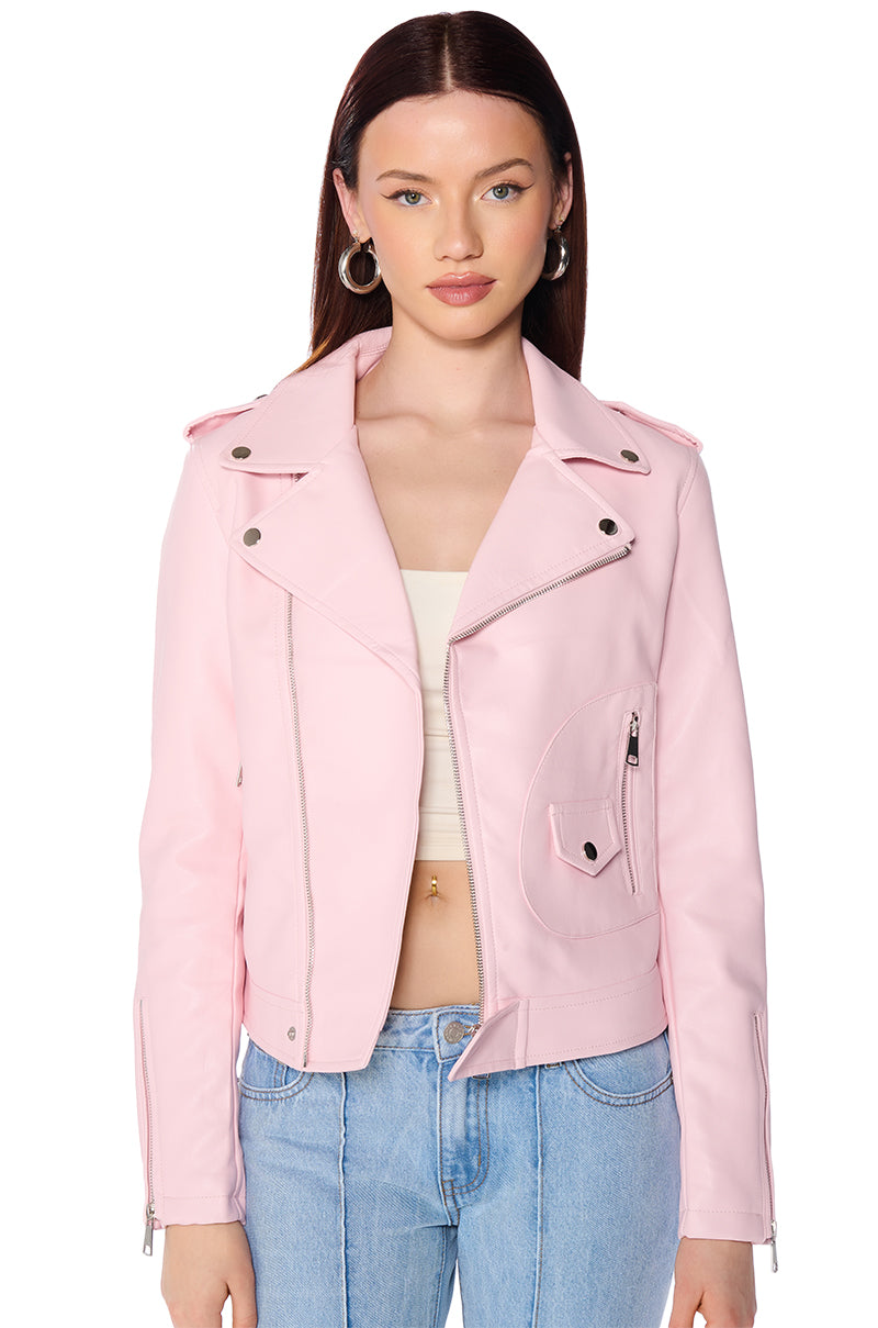 LOVE ME FOREVER MOTO JACKET