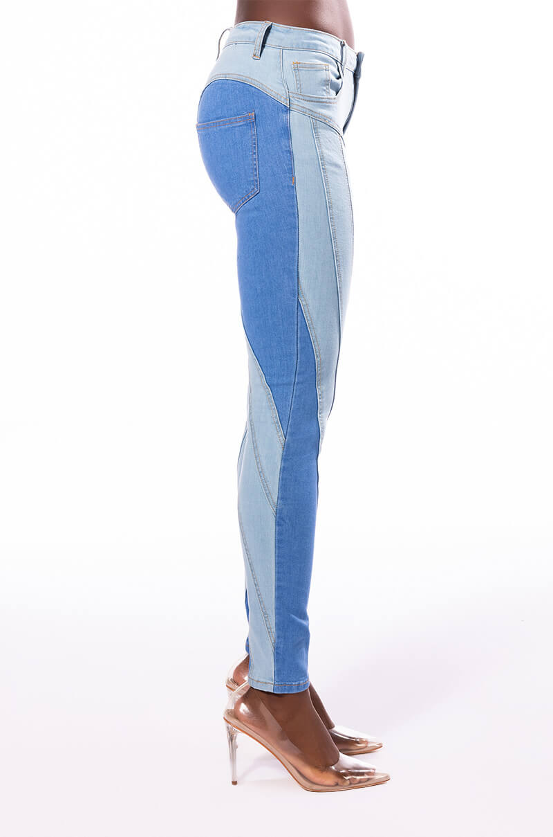 MAKE YOUR MOVE LOW RISE SKINNY JEANS