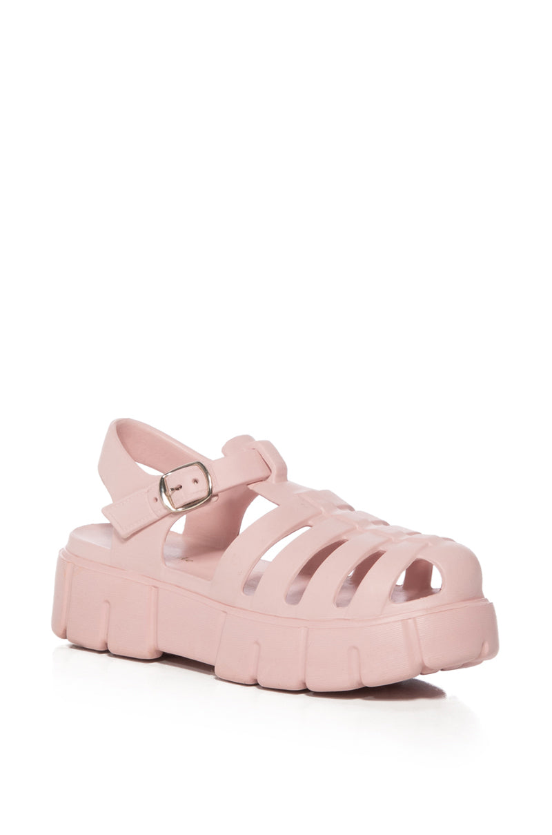 MUMU FLATFORM CLOG IN PINK
