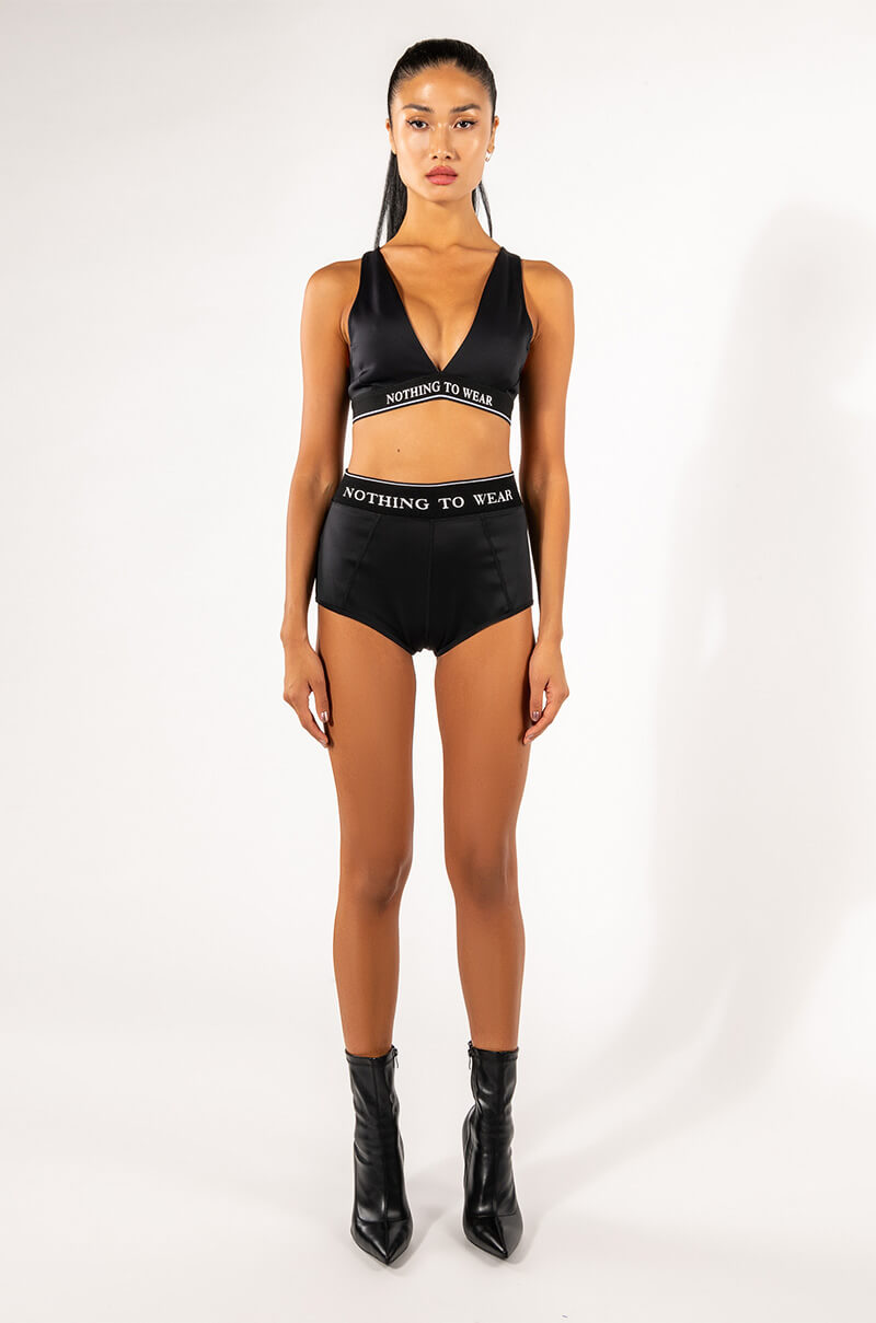 NOTHING TO WEAR HIGH WAISTED BOOTY SHORT