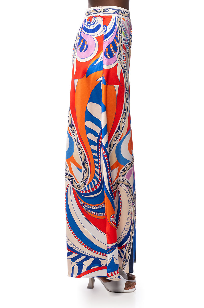 ON THE ISLAND TIE TOP MAXI SKIRT SET