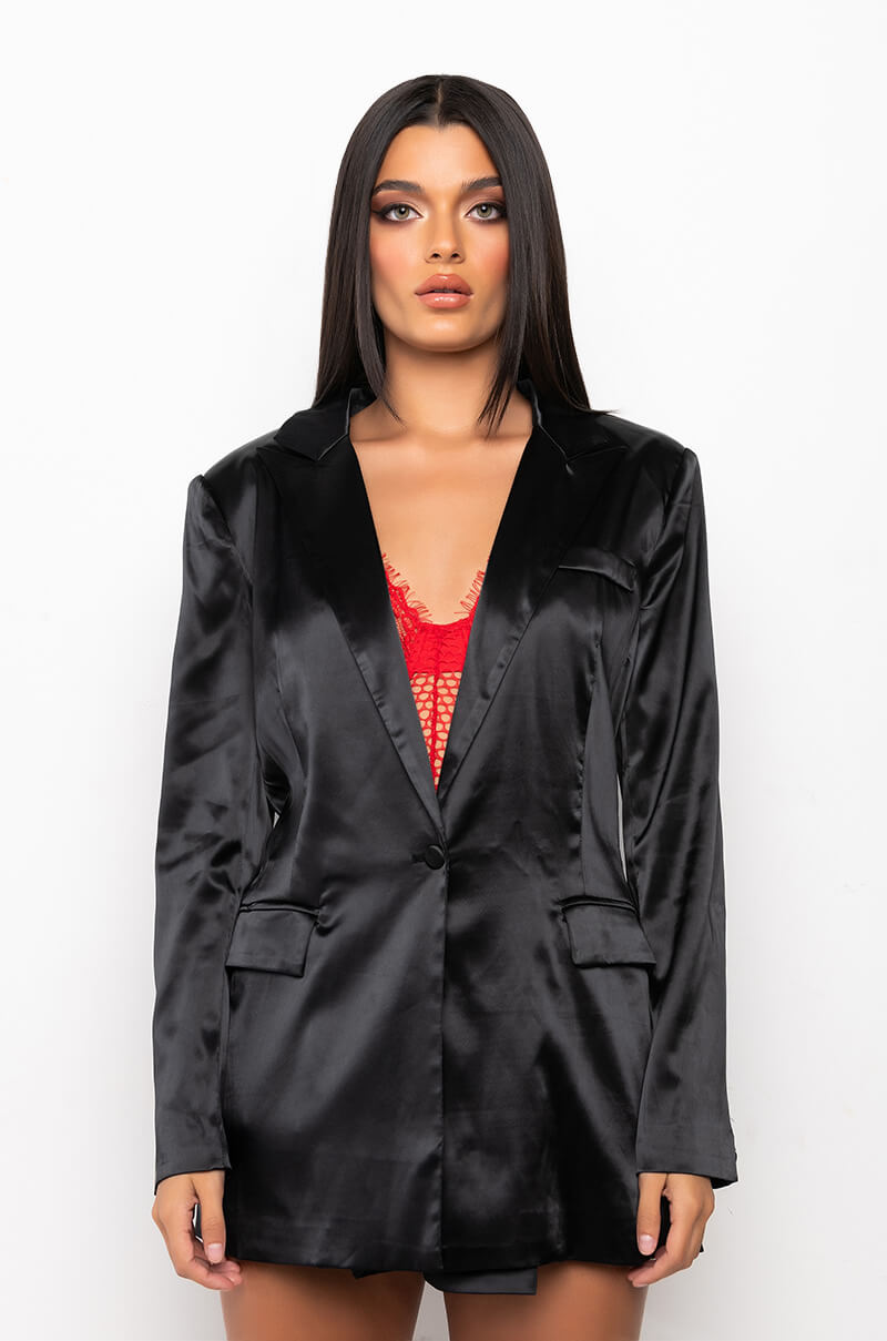 PASSIONE SATIN BLAZER