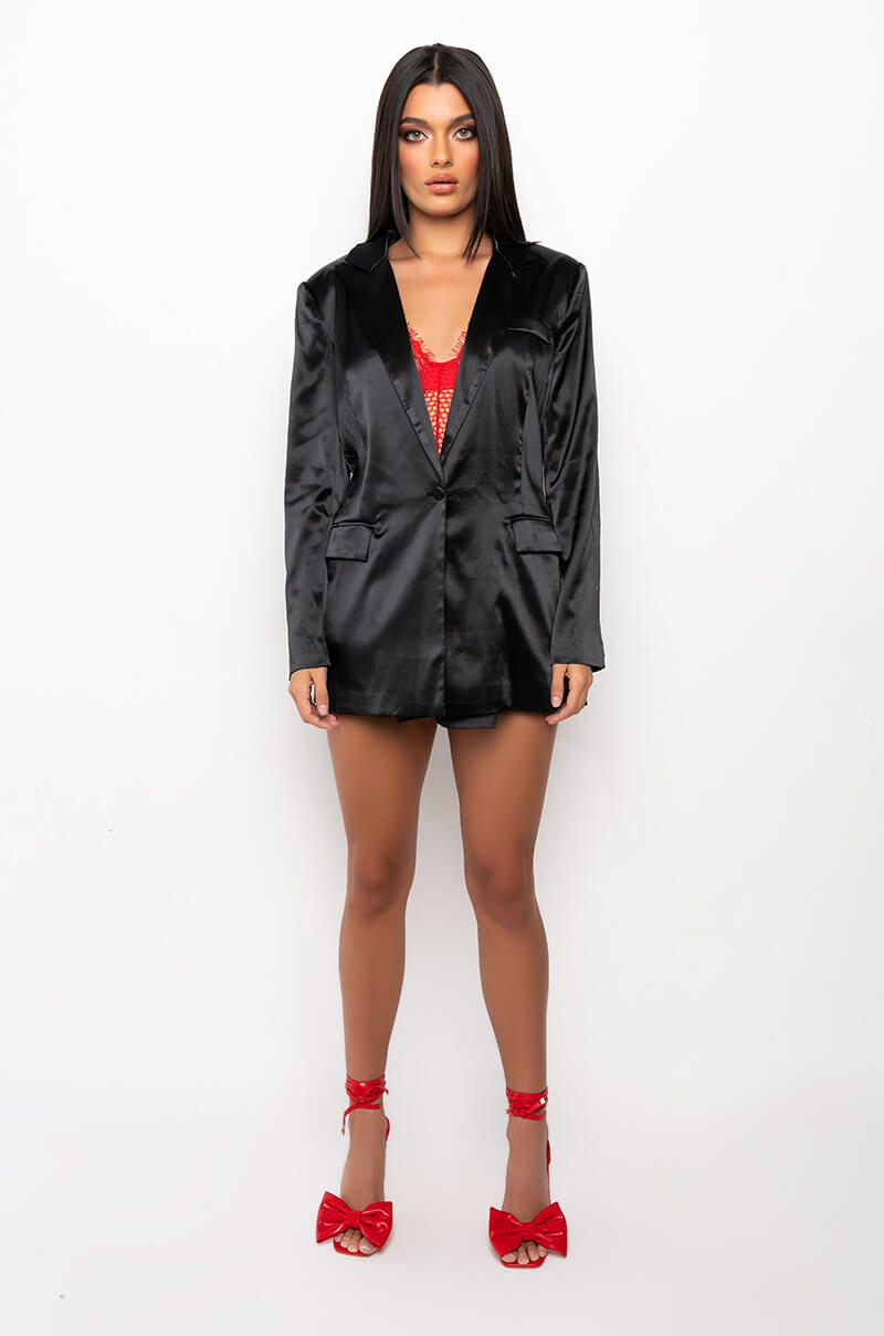 PASSIONE SATIN BLAZER