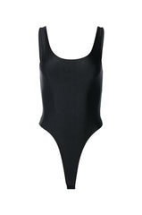 PAXTON SAMI SCOOP SLEEVELESS BODYSUIT IN BLACK