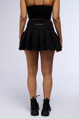 PAXTON SUPER LUXE PLEATED MINI SKIRT