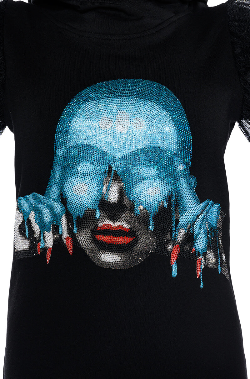 READ MY MIND SWEATSHIRT DRESS