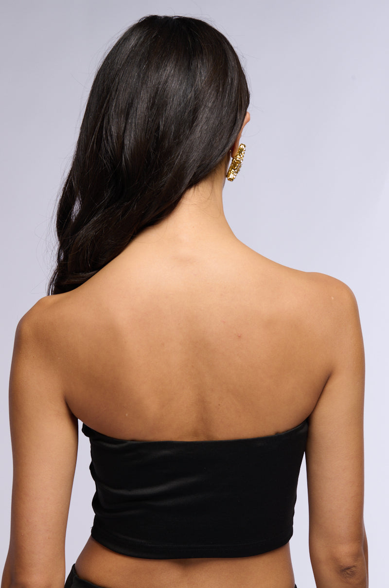 RILEY TUBE TOP IN BLACK