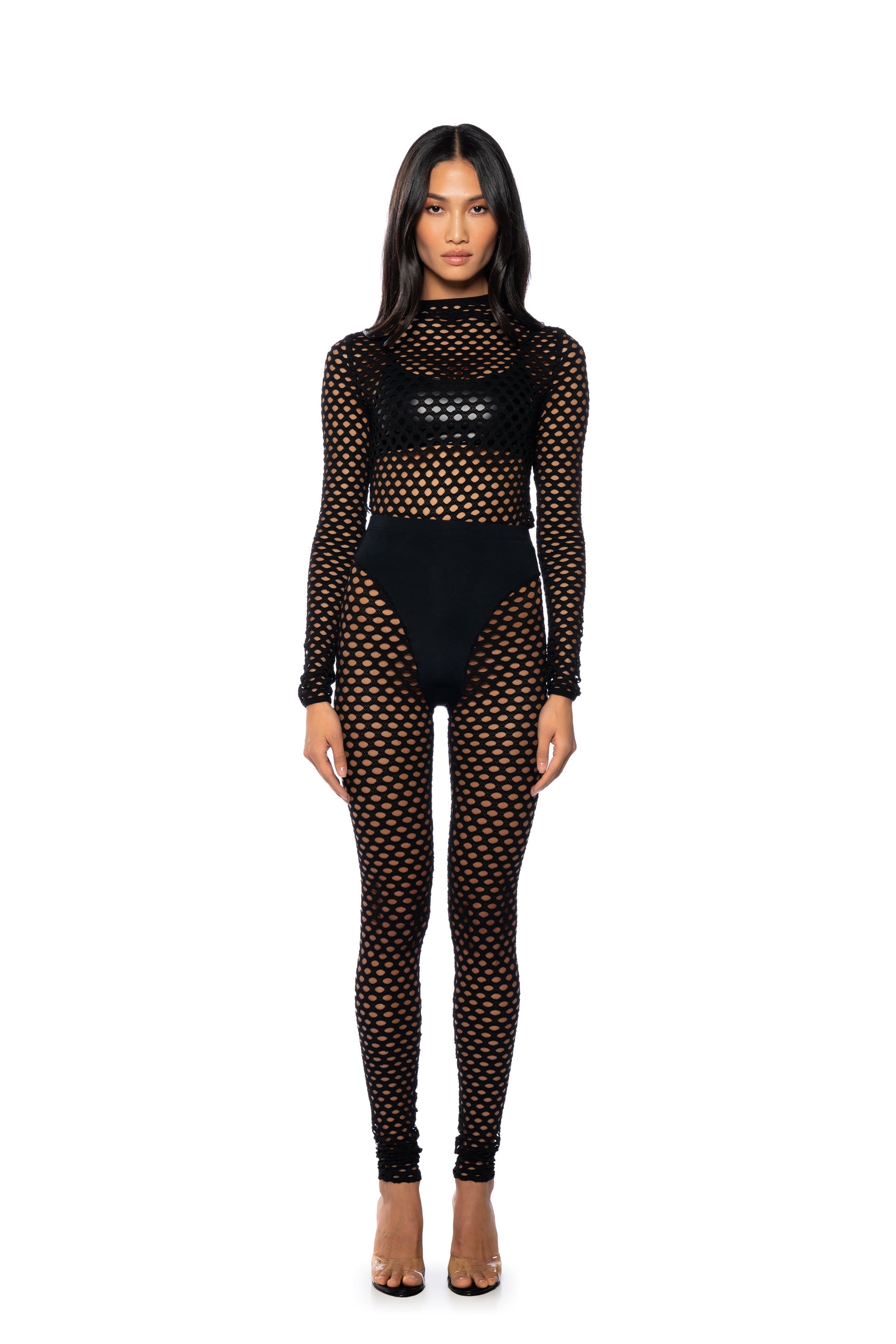 RUNNIN UP LONG SLEEVE SEAMLESS CROP TOP