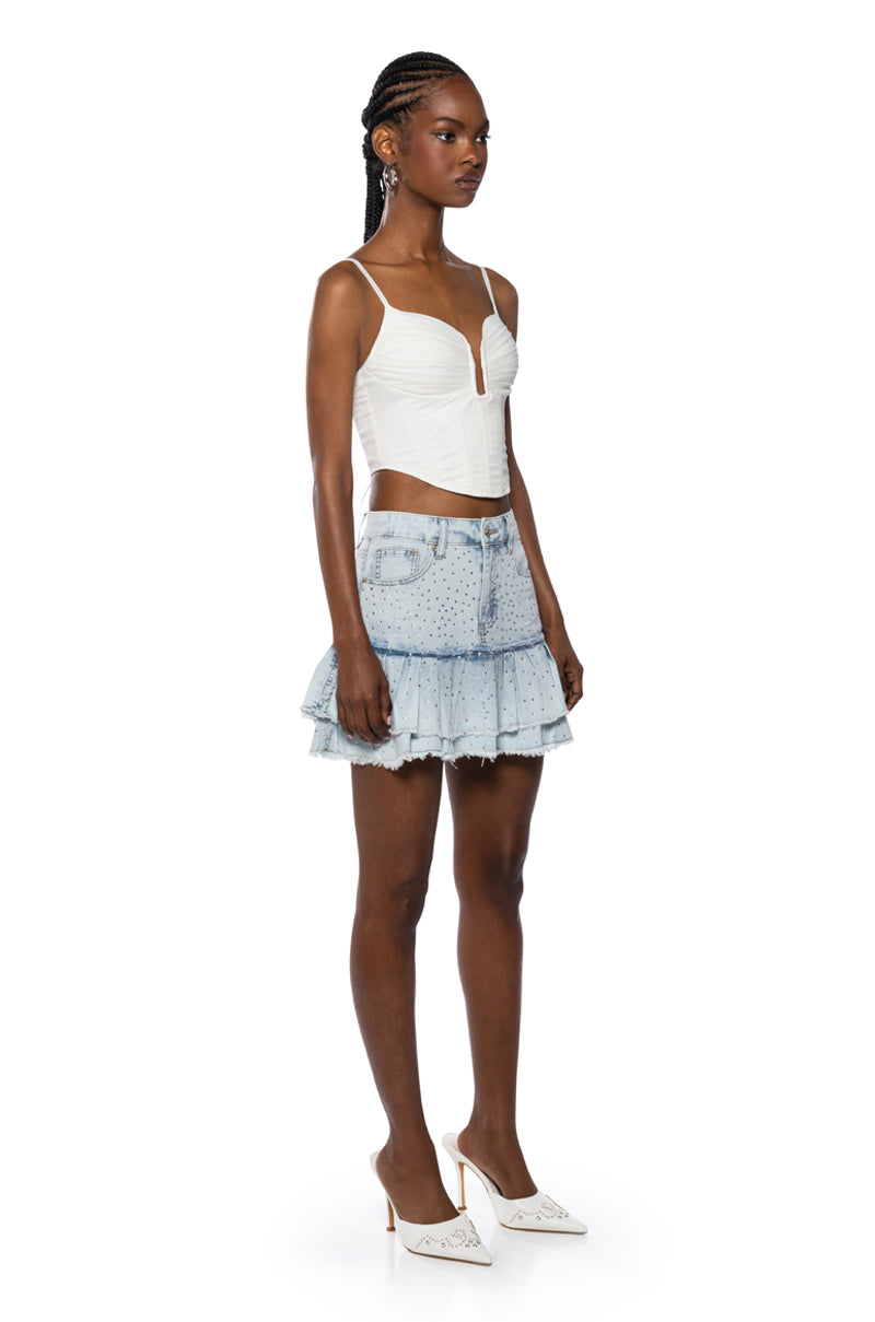 SEXY SWEET MESH CORSET TANK