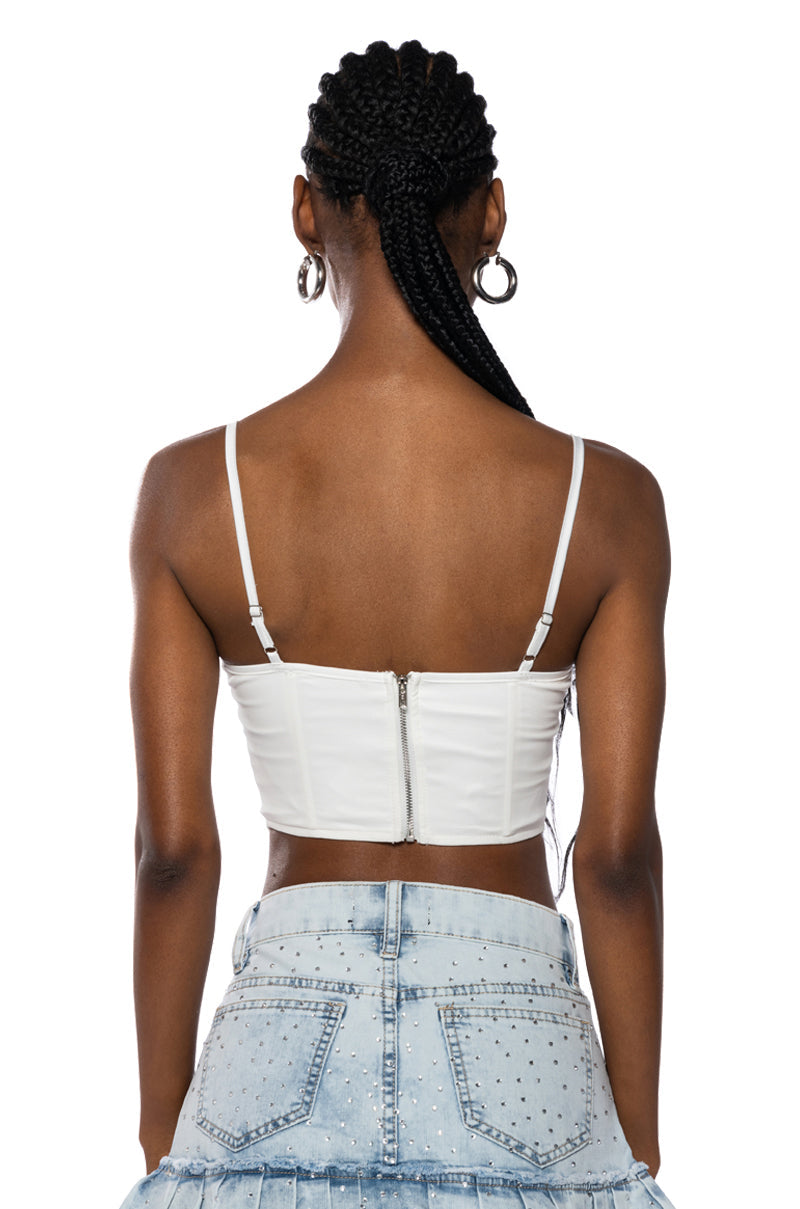 SEXY SWEET MESH CORSET TANK
