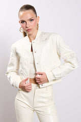 SHE KNOWS EMBROIDERED BOMBER