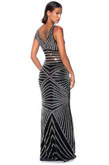 SHOW UP TO SHOW OFF EMBELLISHED MAXI DRESS