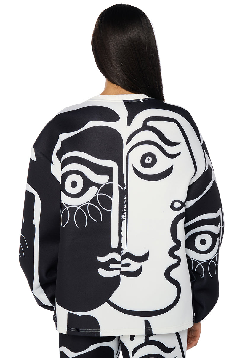 SOMEBODY I USED TO KNOW PULL OVER SWEATSHIRT