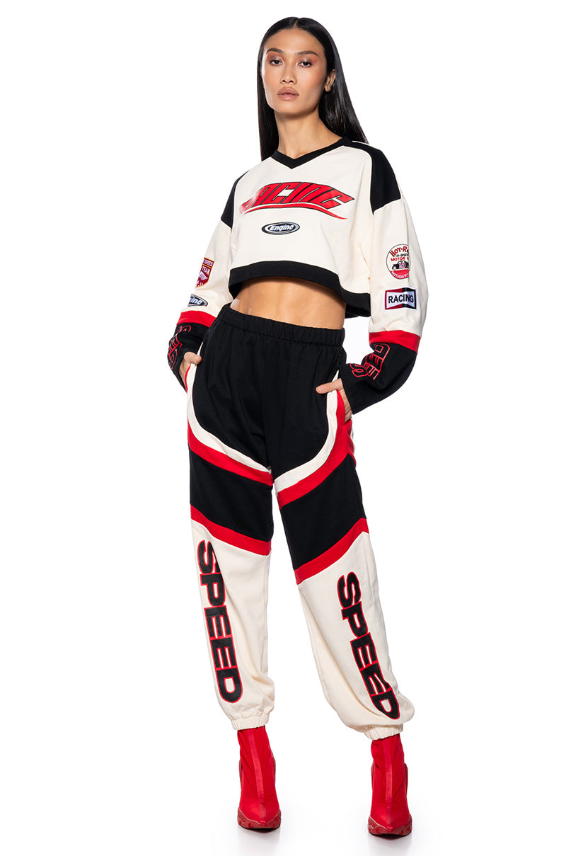 SPEED RACING LONG SLEEVE TOP