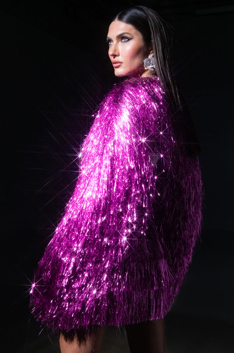 SPRING EDIT TINSEL BOLERO