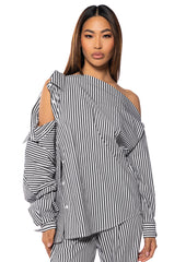START THE DAY POPLIN BUTTON DOWN