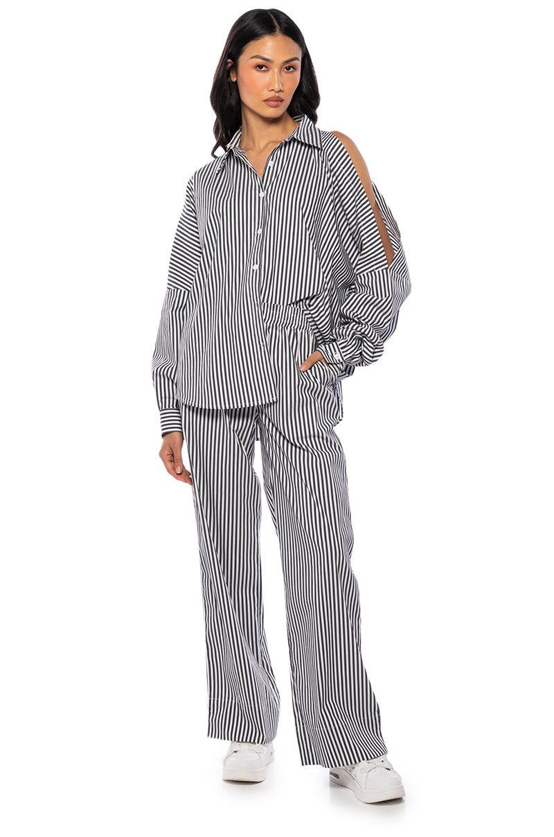 START THE DAY POPLIN BUTTON DOWN