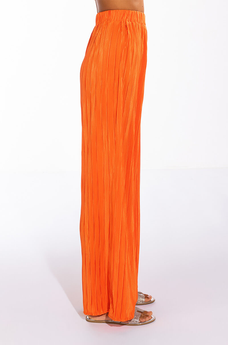 MULTI STRIPE PLISSE PALAZZO PANT