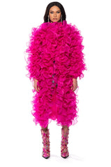 TAKE NOTES RUFFLE DUSTER