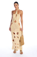 TALK ABOUT ME CROCHET MAXI DRESS