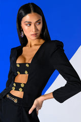 FLORENCE STRUCTURED BLOUSE
