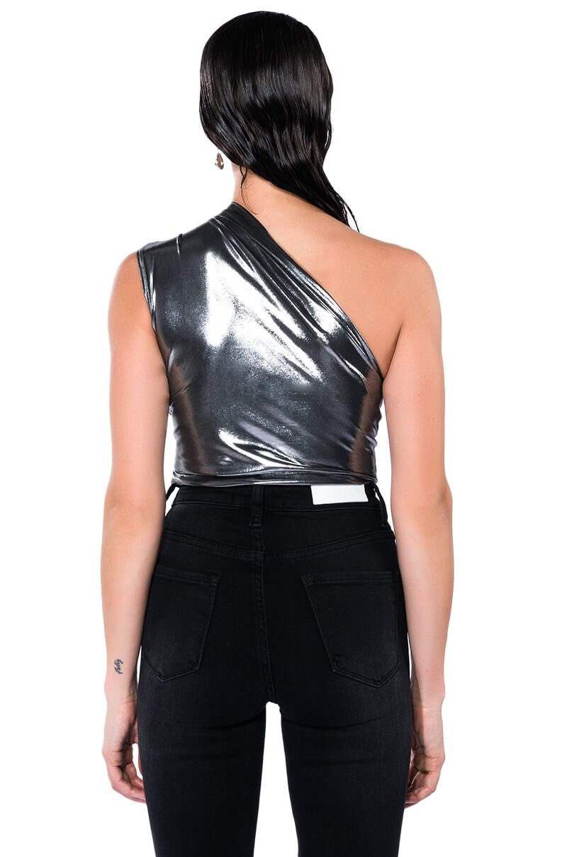 WILD CHILD METALLIC BODYSUIT