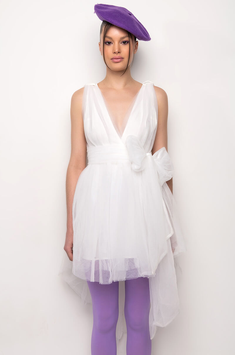 WOKE UP LIKE THIS MINI TULLE DRESS
